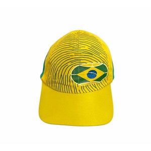 Brazil Soccer Strapback Adjustable Hat Cap